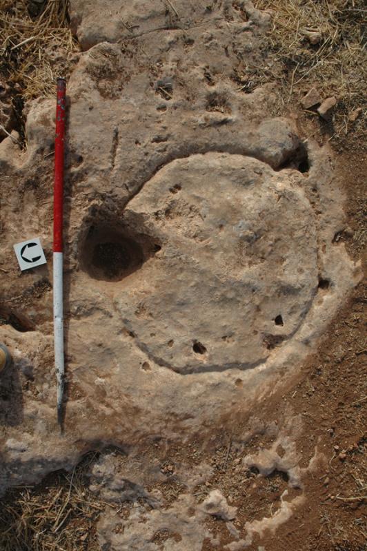 Fig. 17. Petroglyph site 621 of the Jarash Hinterland Survey (courtesy Jarash Hinterland Survey Project).