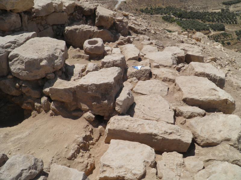 Fig. 45. Area A at Tell al-Mashhad after excavation, view from northwest (F. Benedettucci).