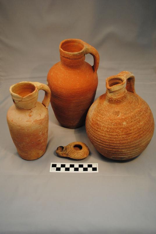 Fig. 78. Pottery assemblage from the Late Roman castellum at 'Ayn Gharandal (courtesy 'Ayn Gharandal Archaeological Project).
