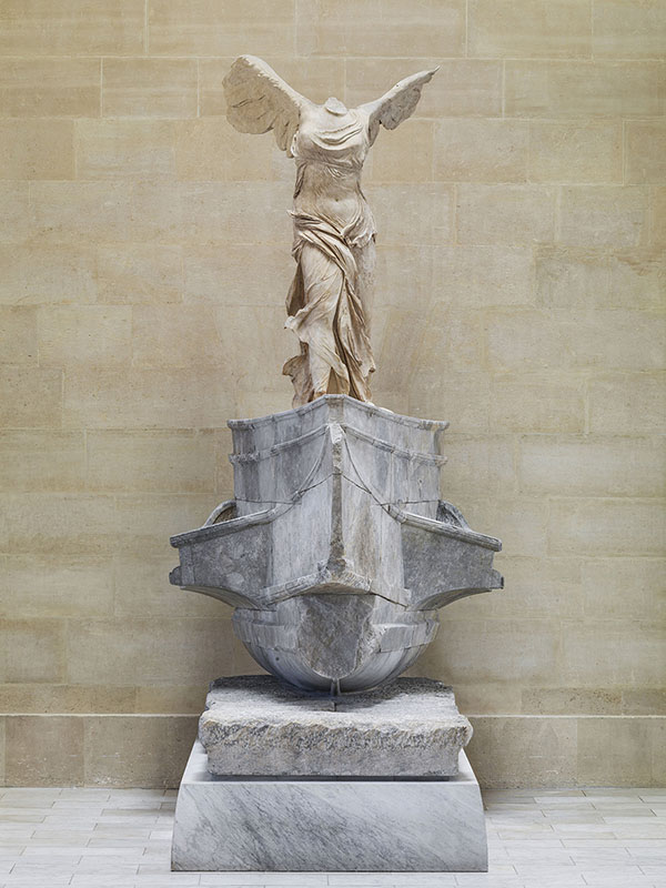 Fig. 1. The Nike of Samothrace after conservation and reinstallation in 2014, frontal view (© Musée du Louvre, Dist. RMN-Grand Palais/Philippe Fuzeau/Art Resource, NY).