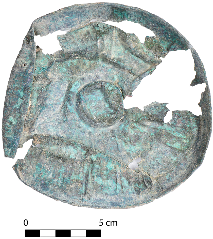 Fig. 15. Bronze phiale (SF0200) deposited in mid sixth-century BCE ramp fill.