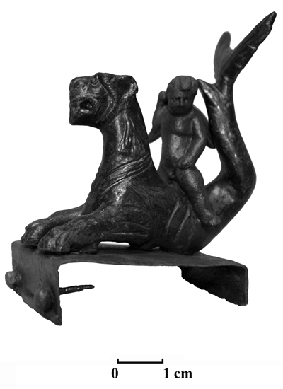 Fig. 6. Eros figurine from the decoration of a cart from Karanovo (V. Ignatov).